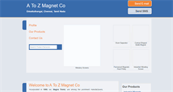 Desktop Screenshot of magneticseparatorindia.com